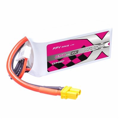 3S-11.1V 650mAh 100C FPV Racing Lipo Battery