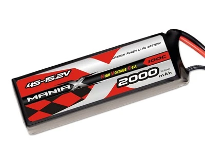 4S-15.2V 2000mAh 100C Lipo Battery